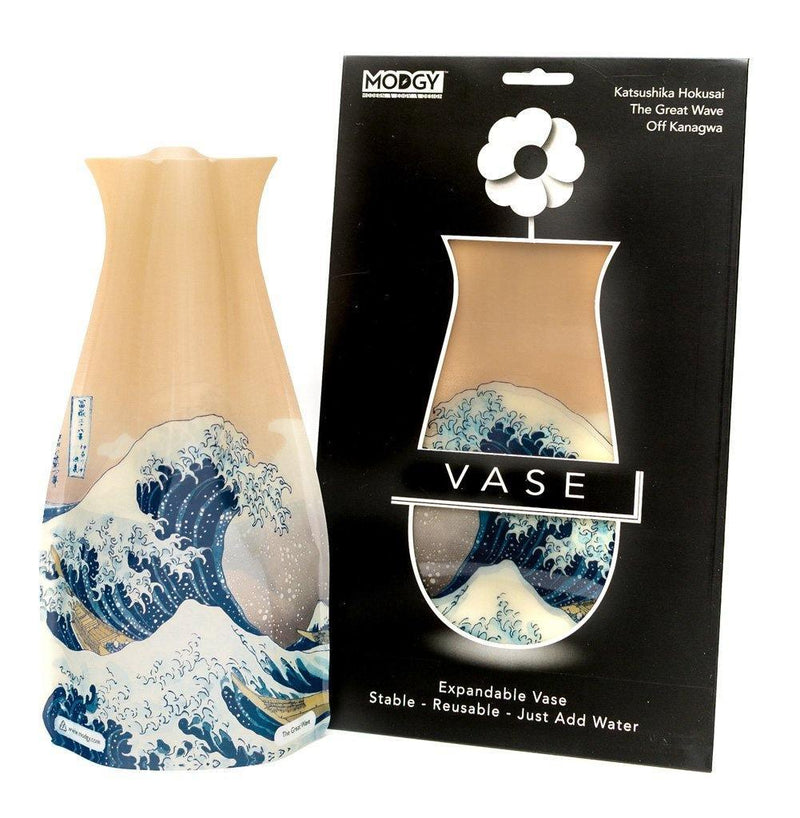 Expandable Flower Vase - The Great Wave - SpectrumStore SG