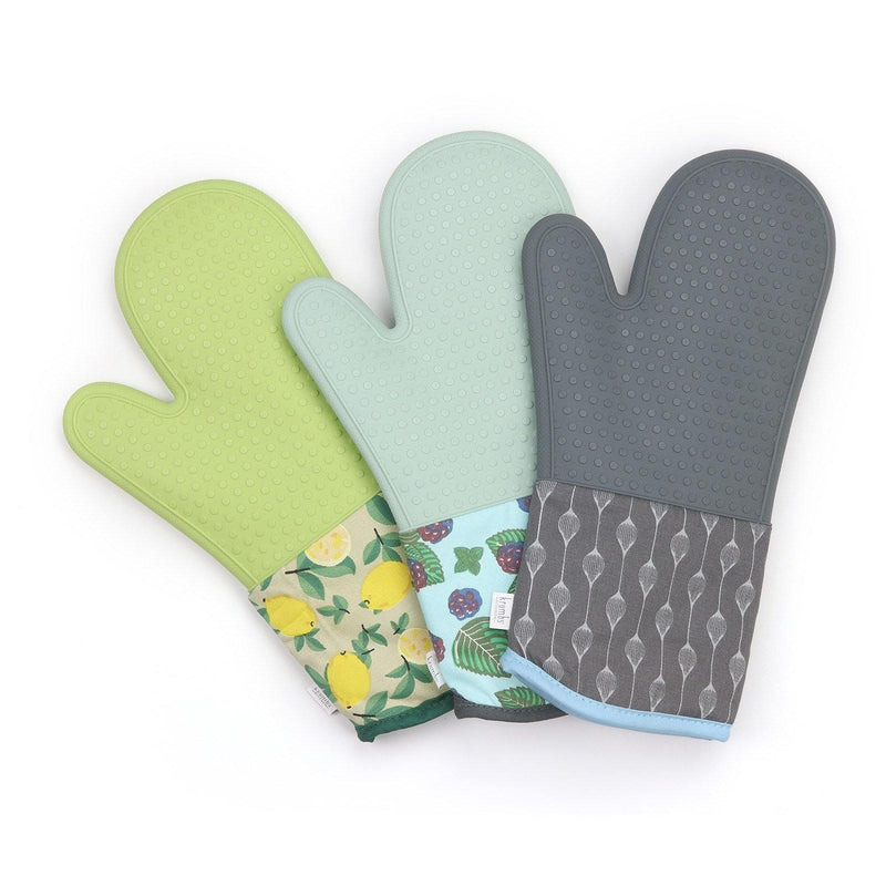 Farmhouse Silicone Oven Mitts - SpectrumStore SG