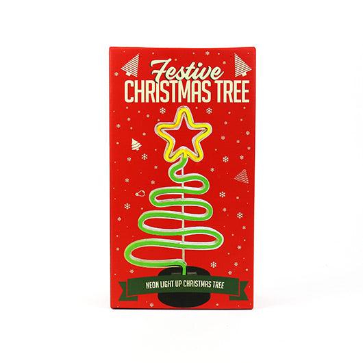 Festive Christmas Tree Neon Light - SpectrumStore SG