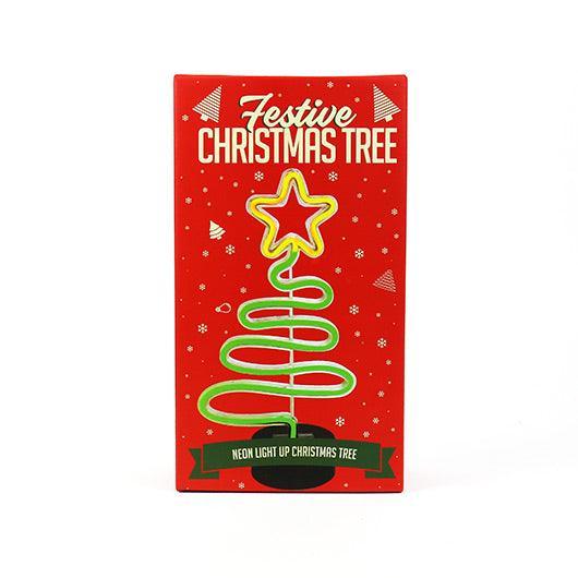 Festive Christmas Tree Neon Light - SpectrumStore SG