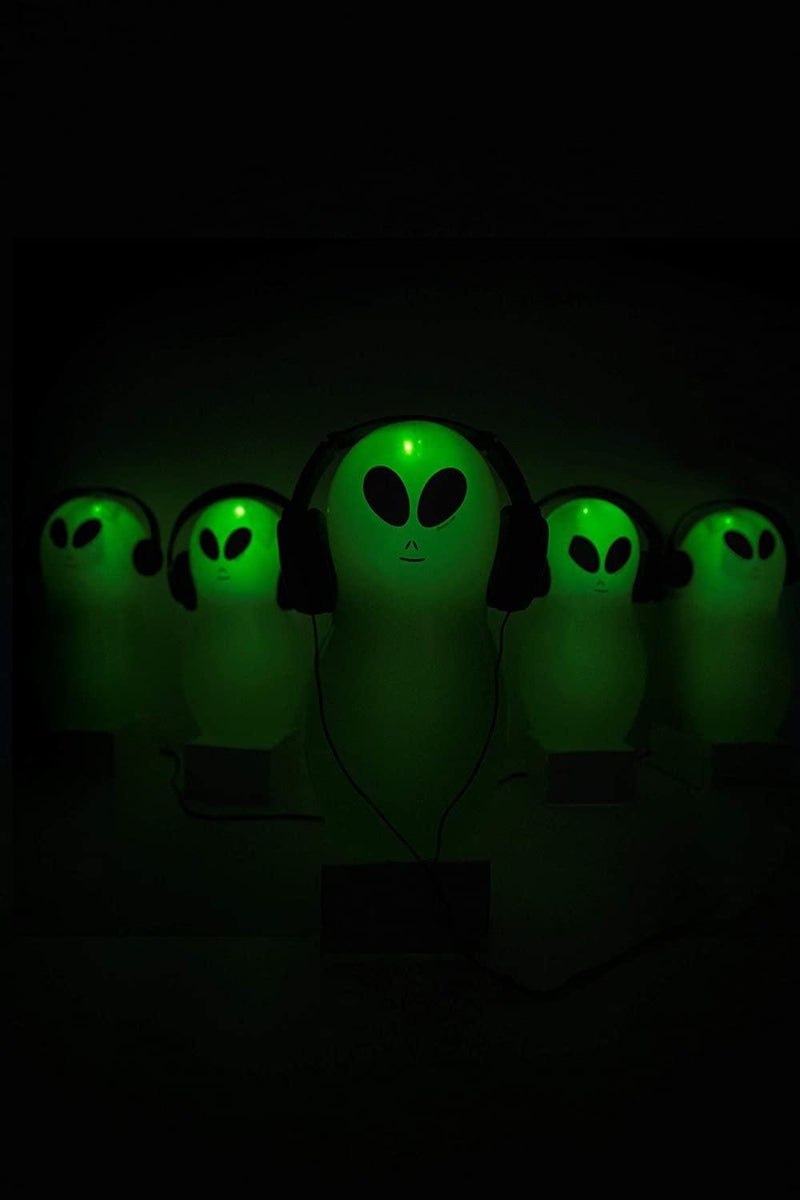 Flashing Alien Light Up Balloons - 5 Pack - SpectrumStore SG