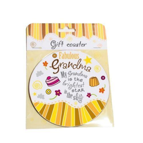 Friends & Family Coasters: Fabulous Grandma - SpectrumStore SG