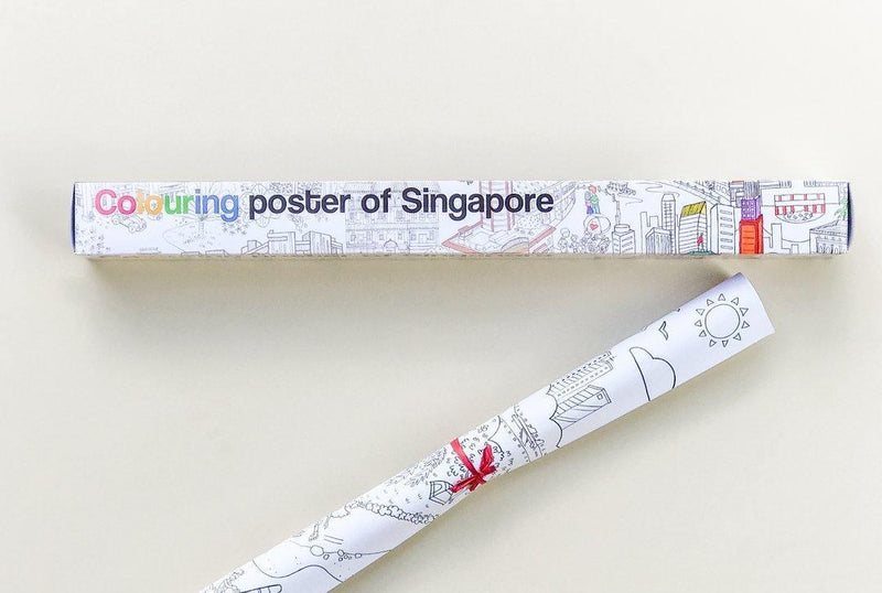 Giant Colouring Poster Of Singapore - SpectrumStore SG