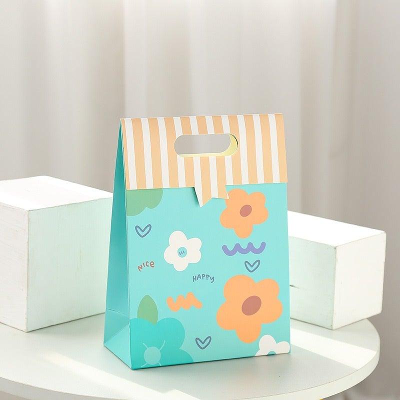 Gift Bag - Green Flowers - SpectrumStore SG
