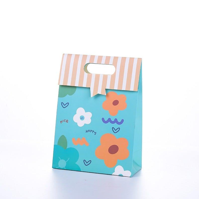 Gift Bag - Green Flowers - SpectrumStore SG