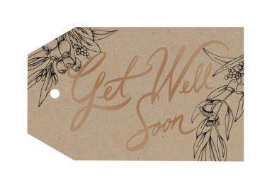 Gift Tag Get Well Soon - SpectrumStore SG