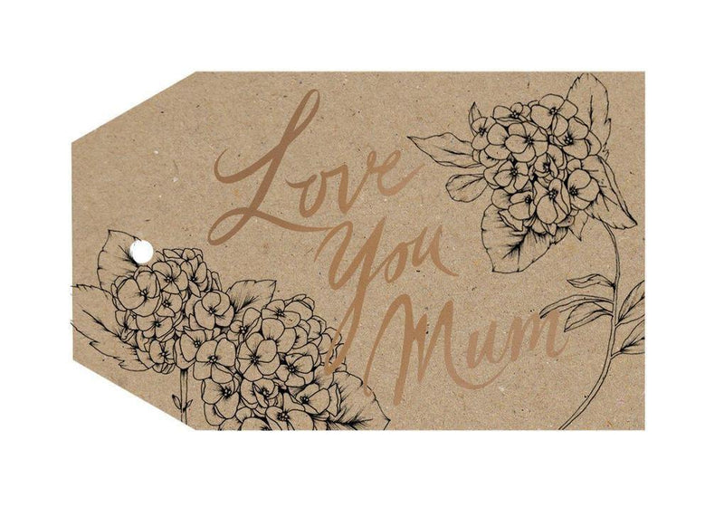 Gift Tag Love You Mum - SpectrumStore SG