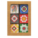 Glass Magnet Peranakan (Square) - SpectrumStore SG