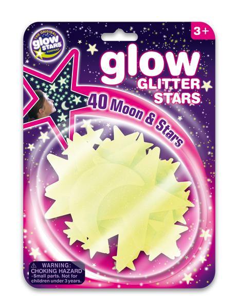 Glow Glitter Stars - SpectrumStore SG
