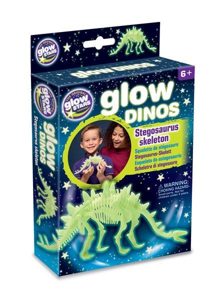 Glow-in-the-Dark Dinos Stegosaurus Skeleton - SpectrumStore SG