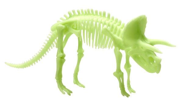 Glow-in-the-Dark Dinos Triceratops Skeleton - SpectrumStore SG