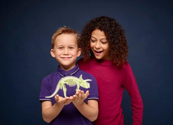 Glow-in-the-Dark Dinos Triceratops Skeleton - SpectrumStore SG