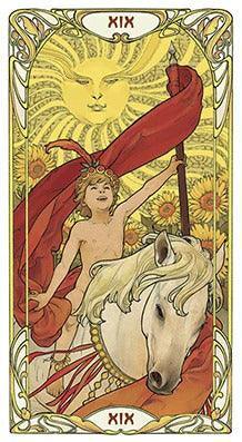 Golden Art Nouveau Tarot - SpectrumStore SG