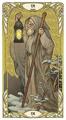 Golden Art Nouveau Tarot - SpectrumStore SG