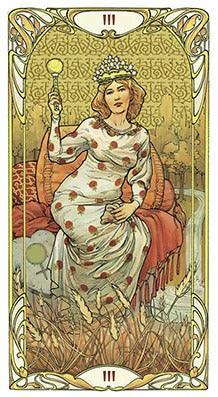 Golden Art Nouveau Tarot - SpectrumStore SG