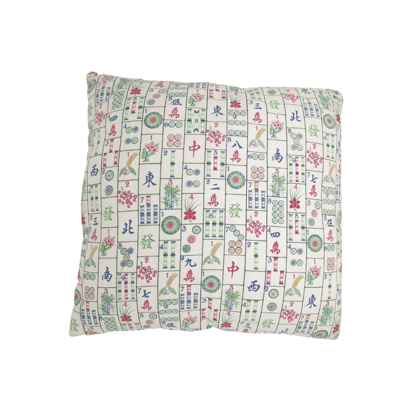 Handmade Mahjong Fabric Cushion Cover - SpectrumStore SG