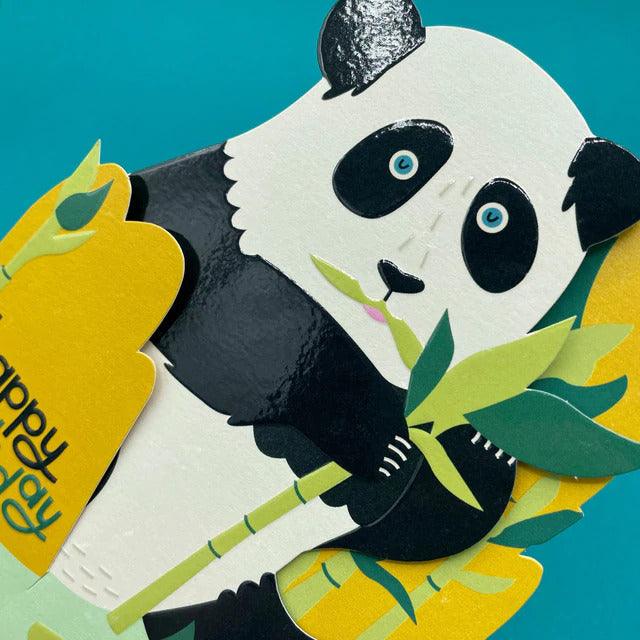 'Happy Birthday' 3D Fold-out Panda Birthday Card - SpectrumStore SG