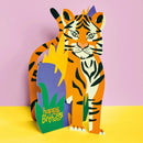 'Happy Birthday' 3D Fold-out Tiger Birthday Card - SpectrumStore SG