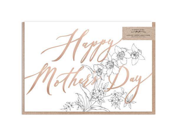 Happy Mother's Day Foiled Card - SpectrumStore SG