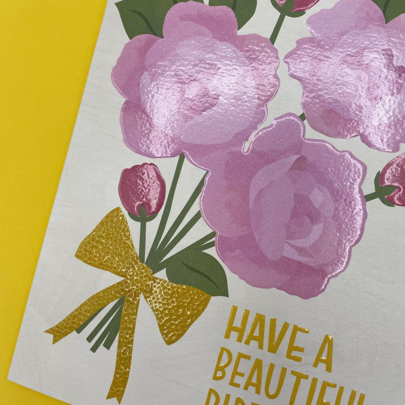 'Have A Beautiful Birthday' Card - SpectrumStore SG