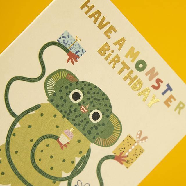 Have A Monster Birthday Card - SpectrumStore SG