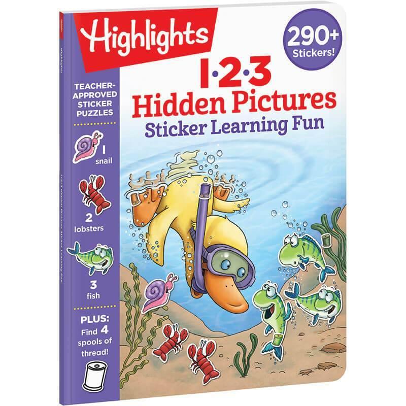 Hidden Pictures 123 Sticker Learning Fun - SpectrumStore SG