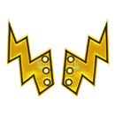 Hollywood(Lighting Bolt): Gold Foil - SpectrumStore SG