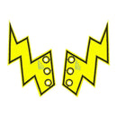 Hollywood (Lighting Bolt): Yellow Neon - SpectrumStore SG