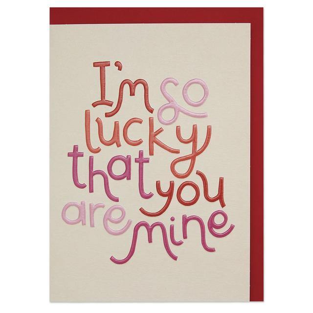 I Am So Lucky You Are Mine Card - SpectrumStore SG