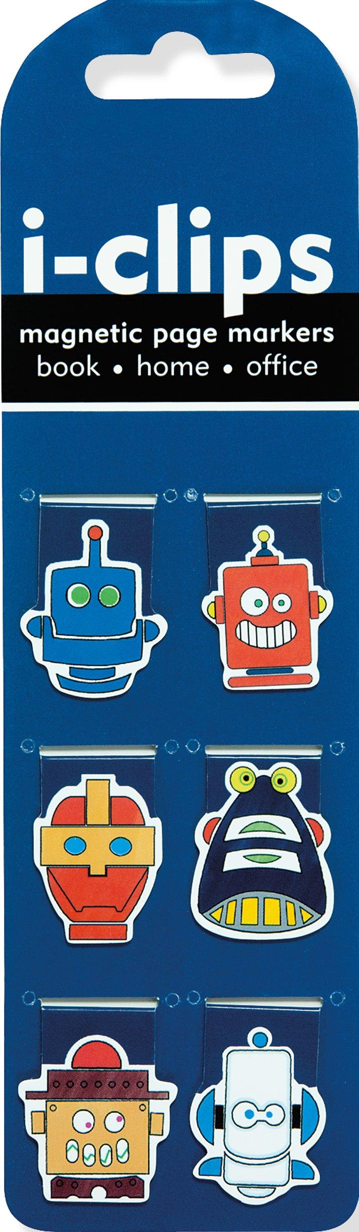 i-Clips Magnetic Page Markers: Robots - SpectrumStore SG