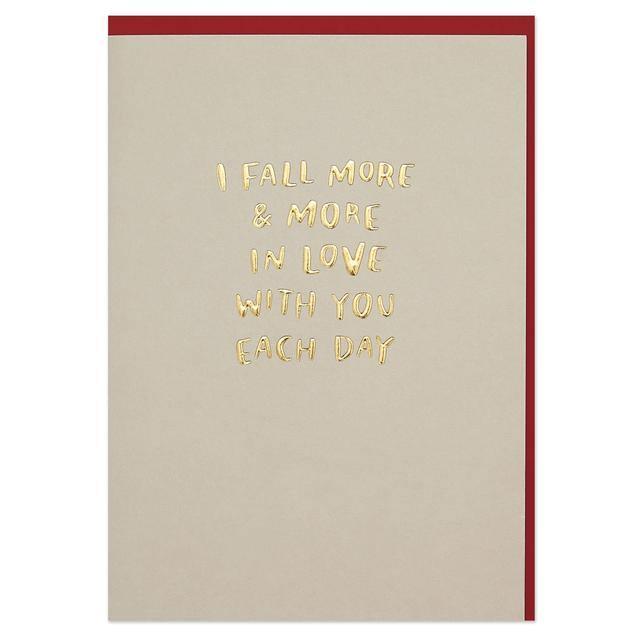 I Fall More And More In Love With You Each Day Card - SpectrumStore SG