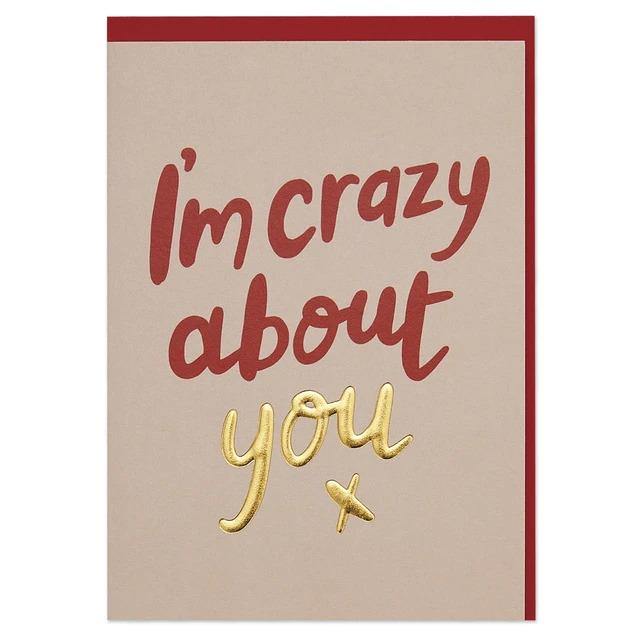 I'm Crazy About You Card - SpectrumStore SG
