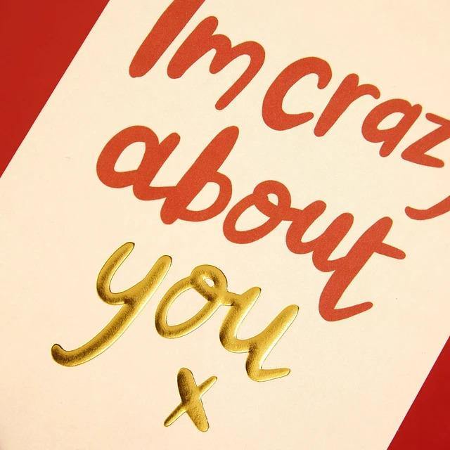 I'm Crazy About You Card - SpectrumStore SG