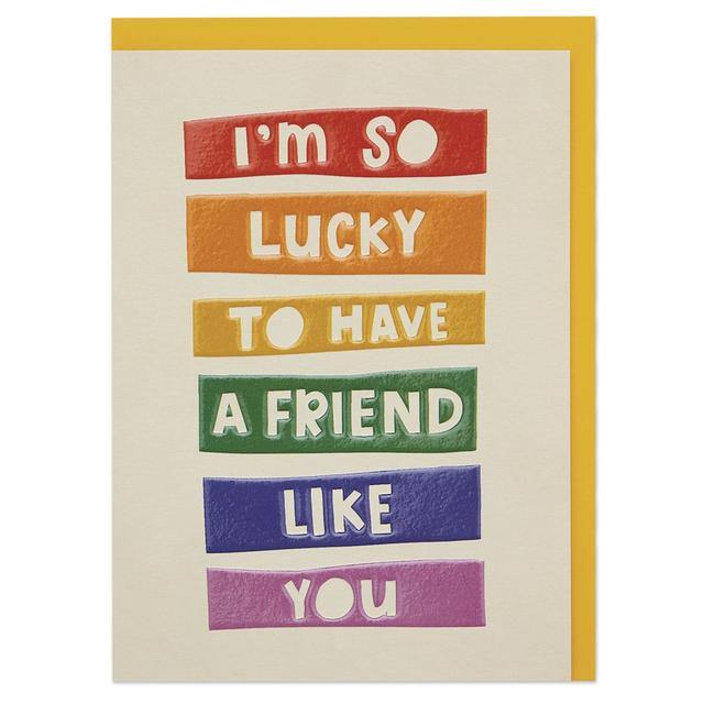 I'm So Lucky To Have A Friend Like You Card - SpectrumStore SG