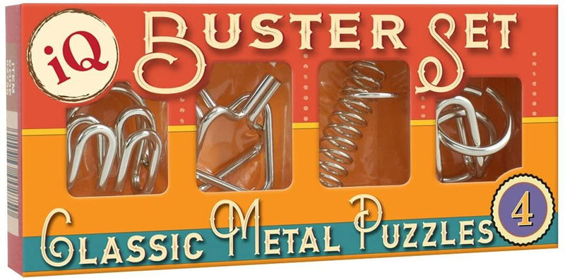 IQ Buster: Metal Puzzles (Set Of 4) - SpectrumStore SG
