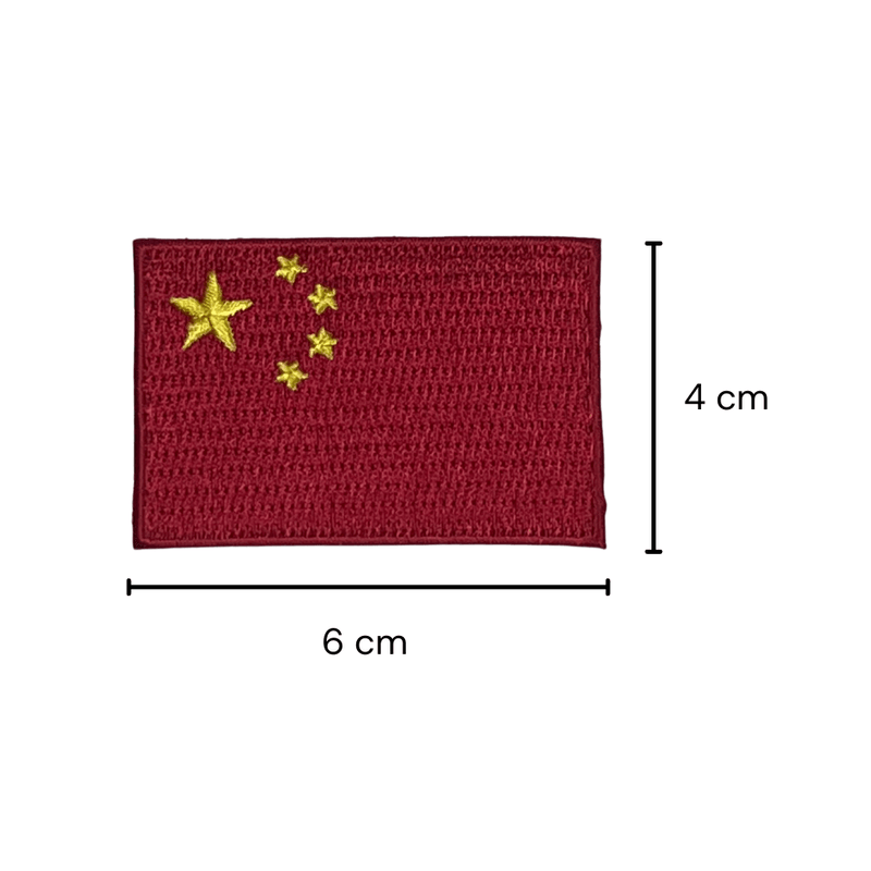 Iron On Flags: China - SpectrumStore SG