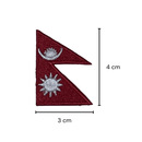 Iron On Flags: Nepal - SpectrumStore SG