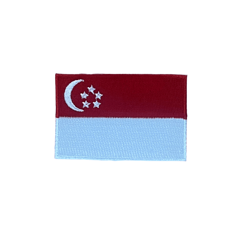 Iron On Flags: Singapore - SpectrumStore SG