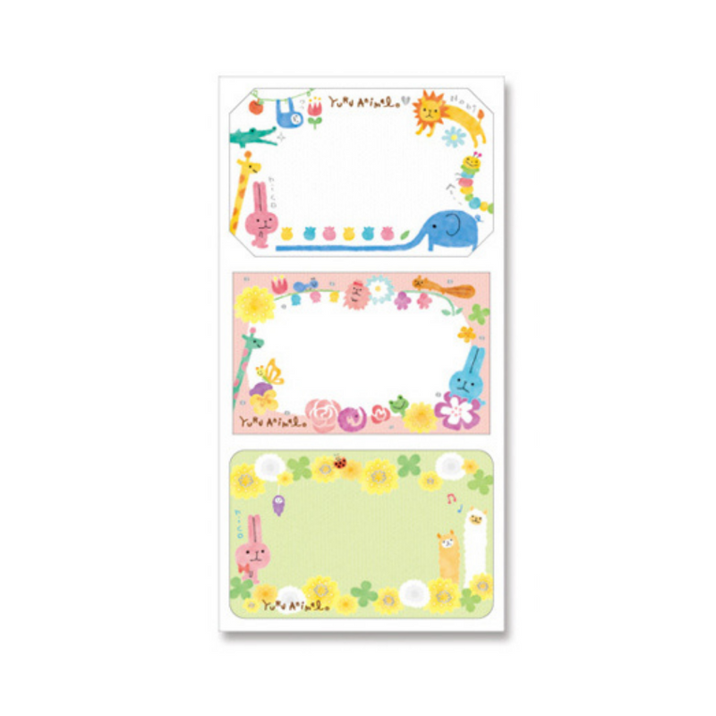 Japan Label Stickers - Cute Animal - SpectrumStore SG