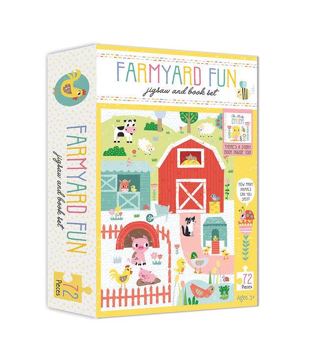 Jigsaw & Book Set - Farmyard Fun - SpectrumStore SG