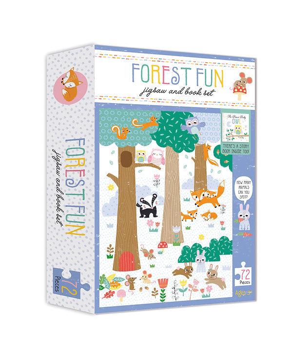 Jigsaw & Book Set - Forest Fun - SpectrumStore SG