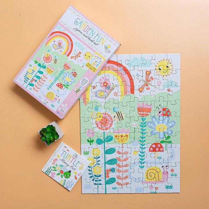 Jigsaw & Book Set - Garden Fun - SpectrumStore SG