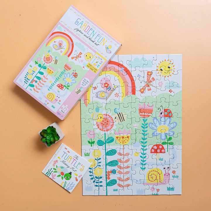 Jigsaw & Book Set - Garden Fun - SpectrumStore SG