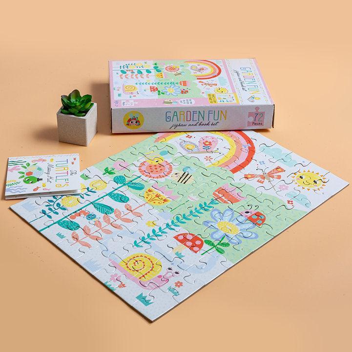 Jigsaw & Book Set - Garden Fun - SpectrumStore SG