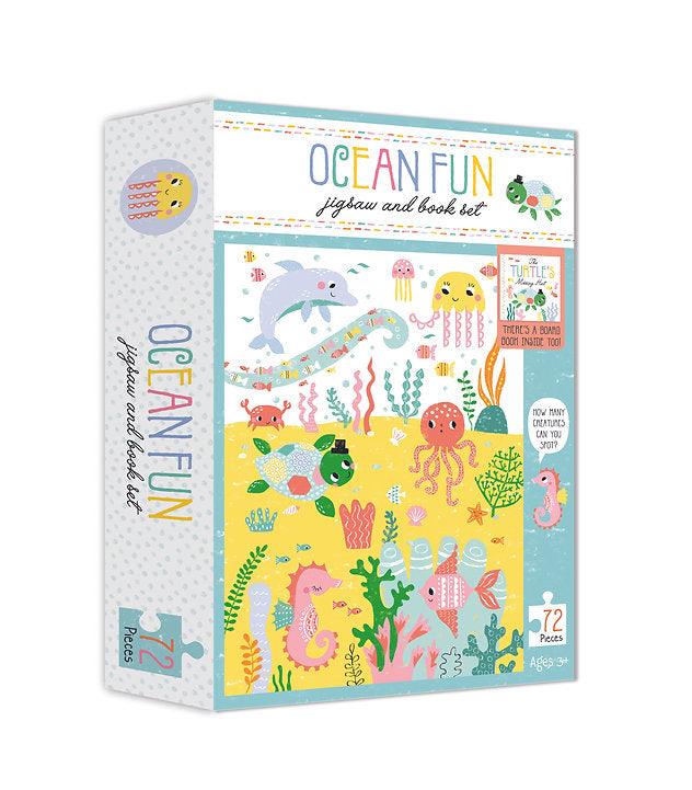 Jigsaw & Book Set - Ocean Fun - SpectrumStore SG