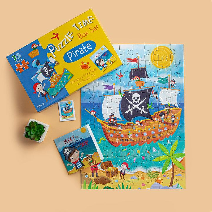 Jigsaw & Book Set - Pirate - SpectrumStore SG