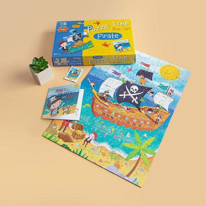 Jigsaw & Book Set - Pirate - SpectrumStore SG