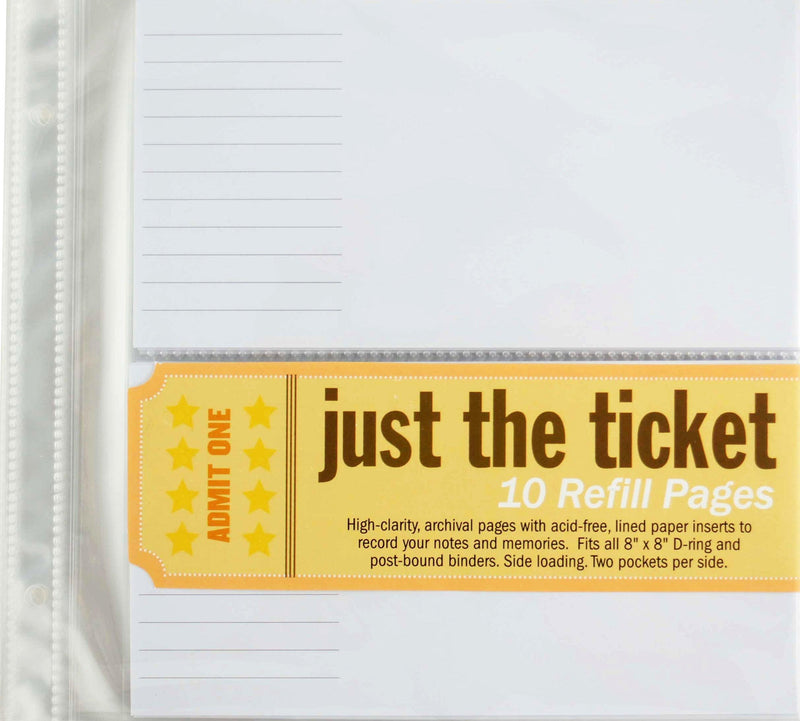 Just The Ticket Refill Sheet - SpectrumStore SG
