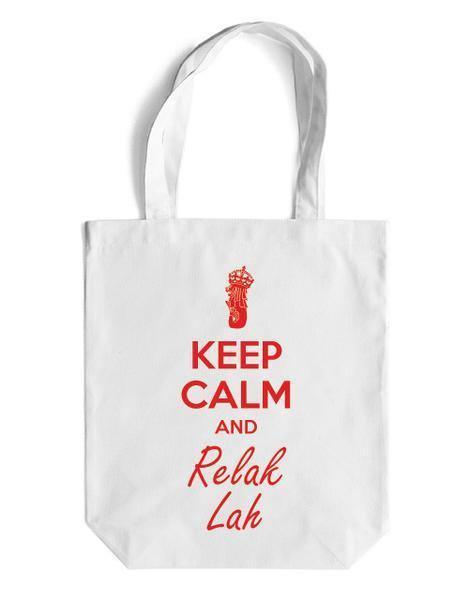 Keep Calm Canvas Bag - SpectrumStore SG