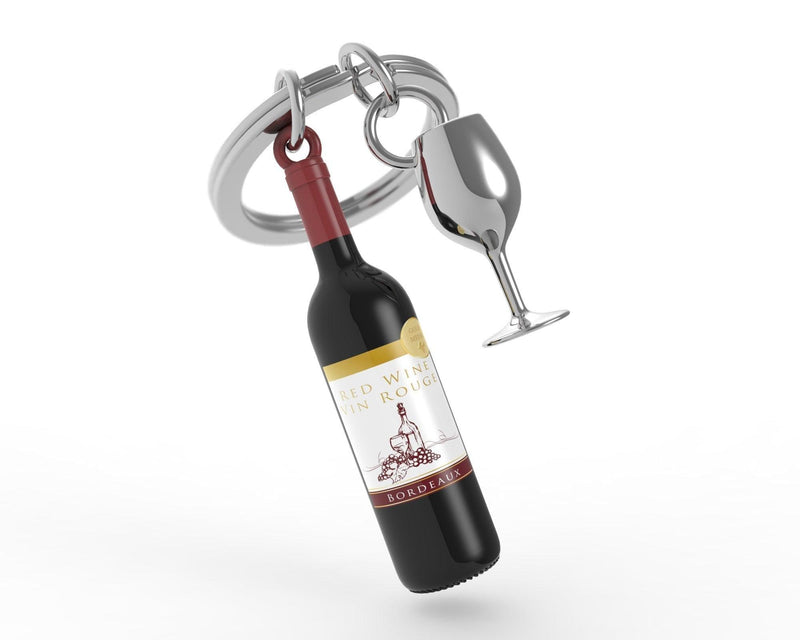 Keyring French Wine Bottle - SpectrumStore SG